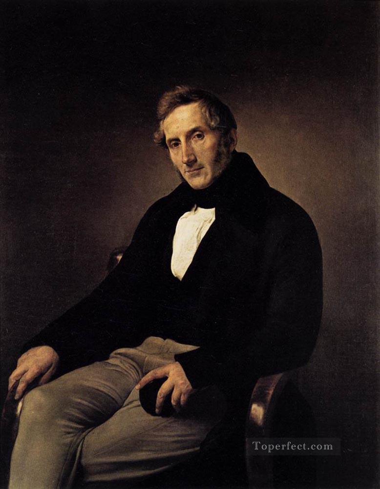 Portrait Of Alessandro Manzoni Romanticism Francesco Hayez Oil Paintings